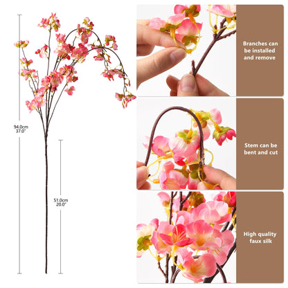 Faux Cherry Blossom Branches - 37‘’ - HyeFlora